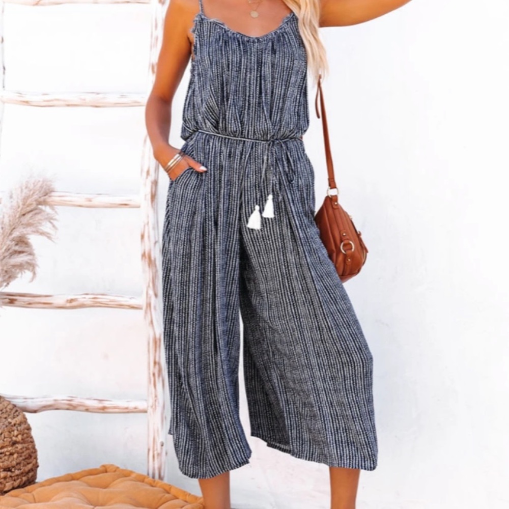 VICI Saltwater Printed Jumpsuit